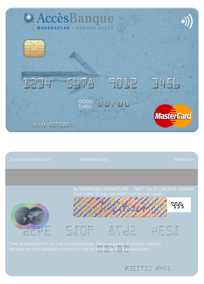Madagascar AccesBanque mastercard